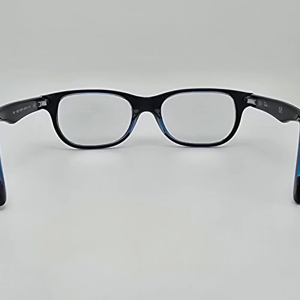 Ray-Ban RB1555 3667 Blue on Crystal Blue Kids Eyeglasses Frame w/ Flexhinge 46mm